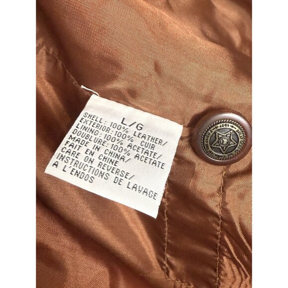 Vtg 100% leather front brown western style vest Adjustable Tie Waist festival - Picture 12 of 12